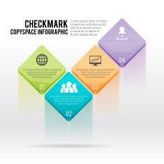 Checkmark Copyspace Infographic
