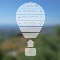 Balloon line infographic