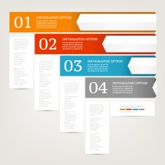 Infographics design template Business concept with four options N13