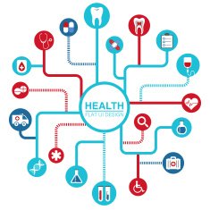 Abstract Creative Icon -- Online Health Flat
