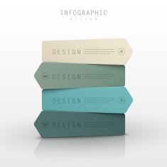 elegant infographic template design N4