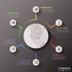 Modern Infographic Options Banner N65