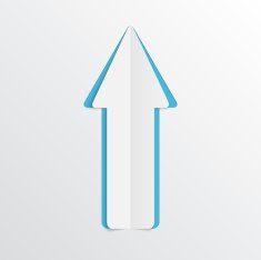 White paper arrow N5