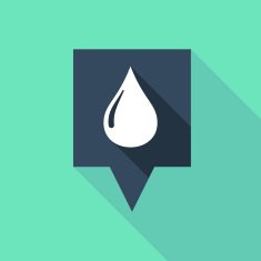 Tooltip icon with a fuel drop
