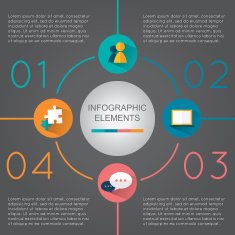 infographic elements cycle