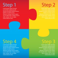 Steps - vector banner N3