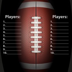 Dark Background of American Football ball Vector Illustration N4
