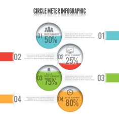 Circle Meter Infographic