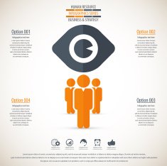 Business management strategy or human resource infographic N76