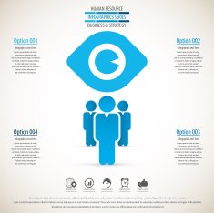 Business management strategy or human resource infographic N77
