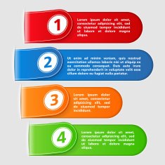 Design Template with Four Elements N13