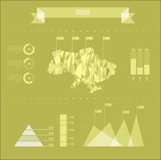 Ukraine Infographic Report Template N2