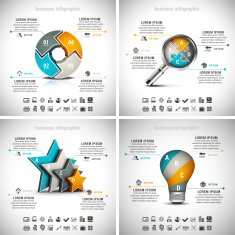 4 in 1 Business Infographics N26
