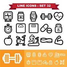 Line icons set 32 N2