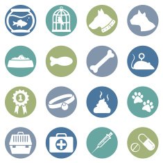 Vector Set of Pets Icons N20