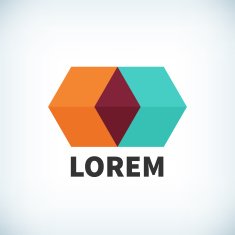 Modern icon flat design element template N2