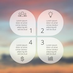 Circle line infographic Template for cycle diagram graph presentation and N29