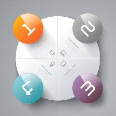 Infographics vector design template N402