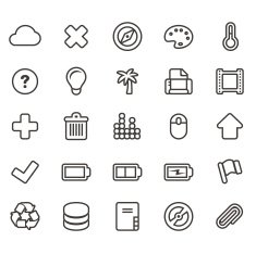 Universal Line Icons For Web and Mobile 2 N2
