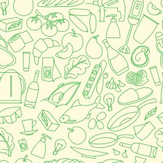 Supermarket goods pattern N2