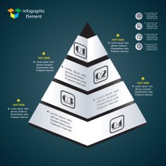 Infographics web design Modern template N21
