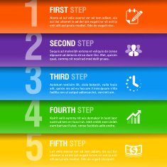 Modern business infographics template N8