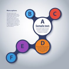 Tree diagram of circles