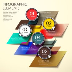 circle label infographic elements N3