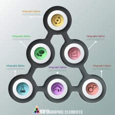 Modern infographic option banner N88