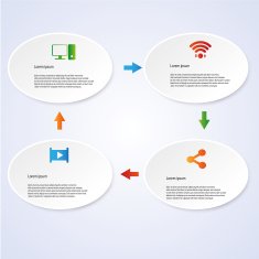 Business Infographic style Vector illustration N40