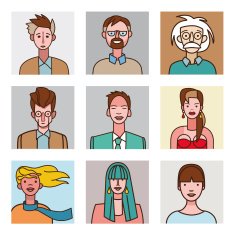 Comic Avatars Set N2