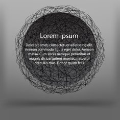 modern black and white design template