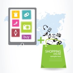Shopping online concept N6