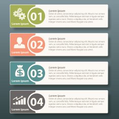 Inforgraphic label design template N5
