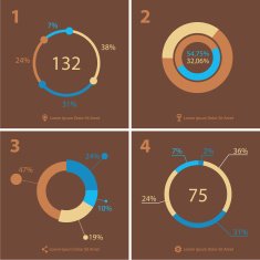 Beige flat infocharts N4