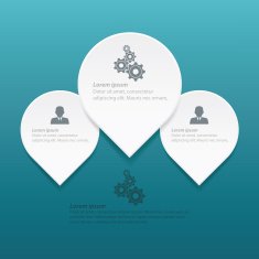 Info-graphic label template design N2