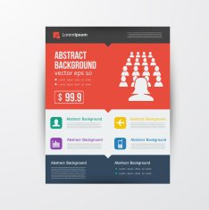 Vector flat design background and color N11