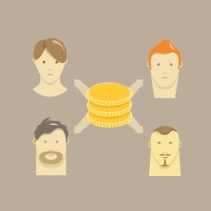 distribution of money