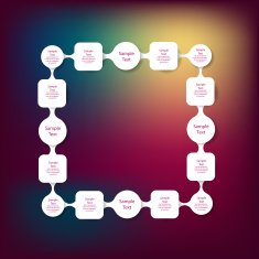 metaball colorful round diagram infographics N168