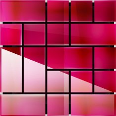 Glossy glass surface geometrical modern template