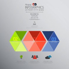 Minimal infographics design N42