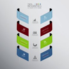 Minimal infographics design N44