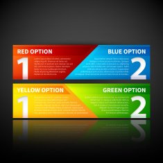 Abstract infographics banner design N73