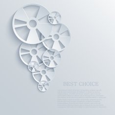 Vector circle abstract background Eps10 N13