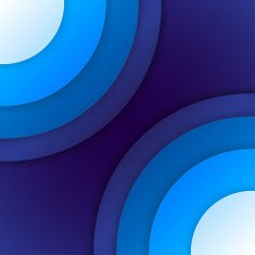 Abstract blue paper circles background N9