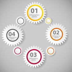 Infographic business template vector illustration N716