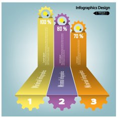 colorful infographics options banner N18