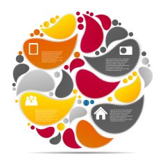 Infographic business template vector illustration N727
