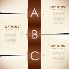 Vector abstract paper infographics N2