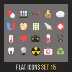 Flat icons set 15 N3